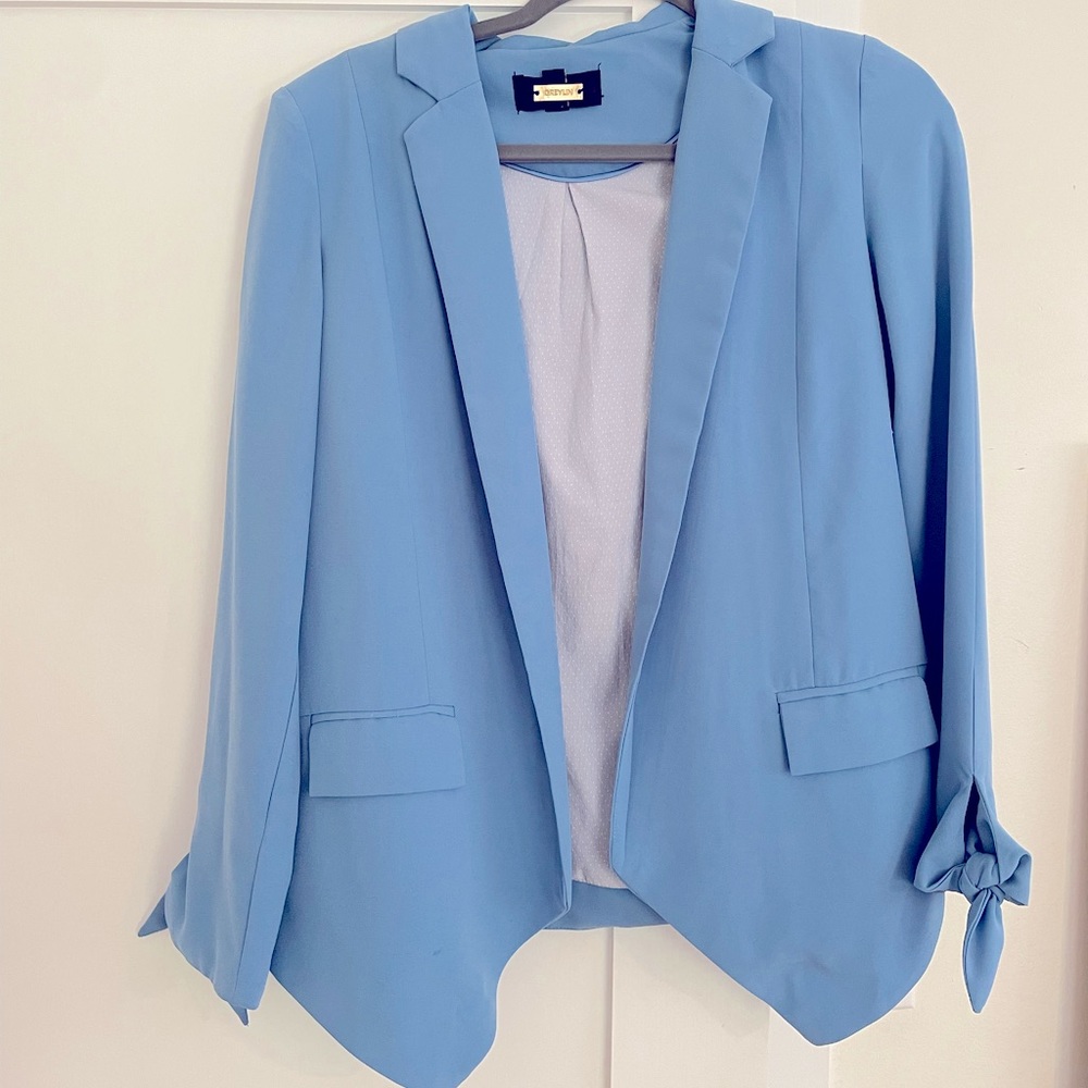 Anthropologie Greylin blue blazer size XS
